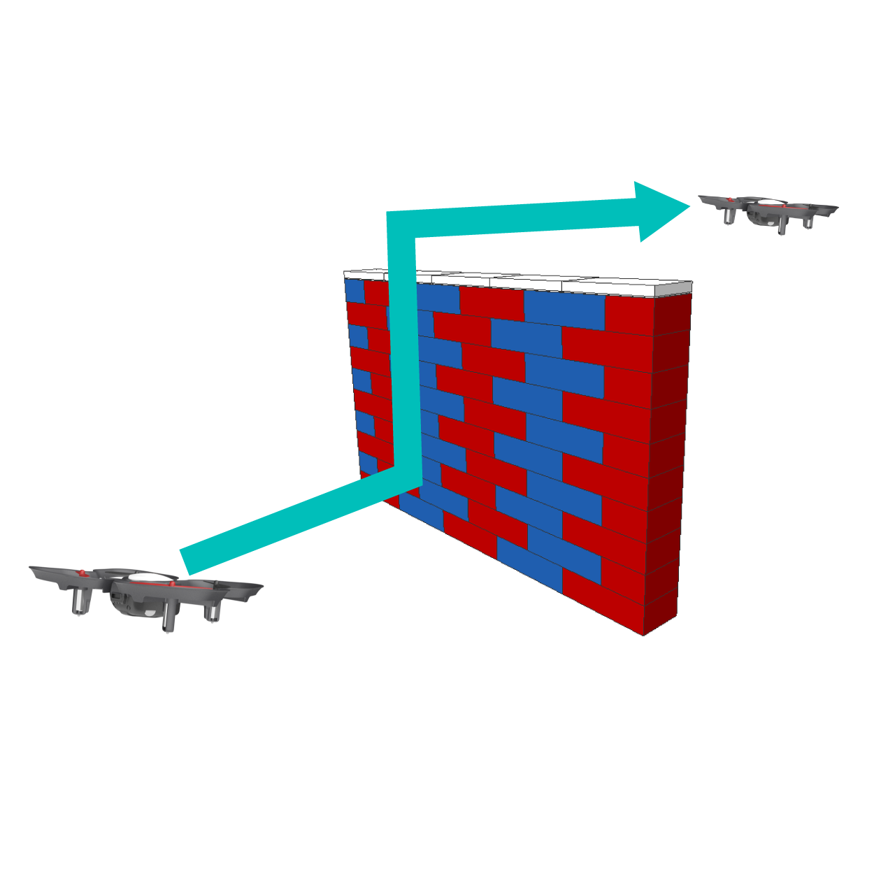 コーディングドローン障害物回避飛行